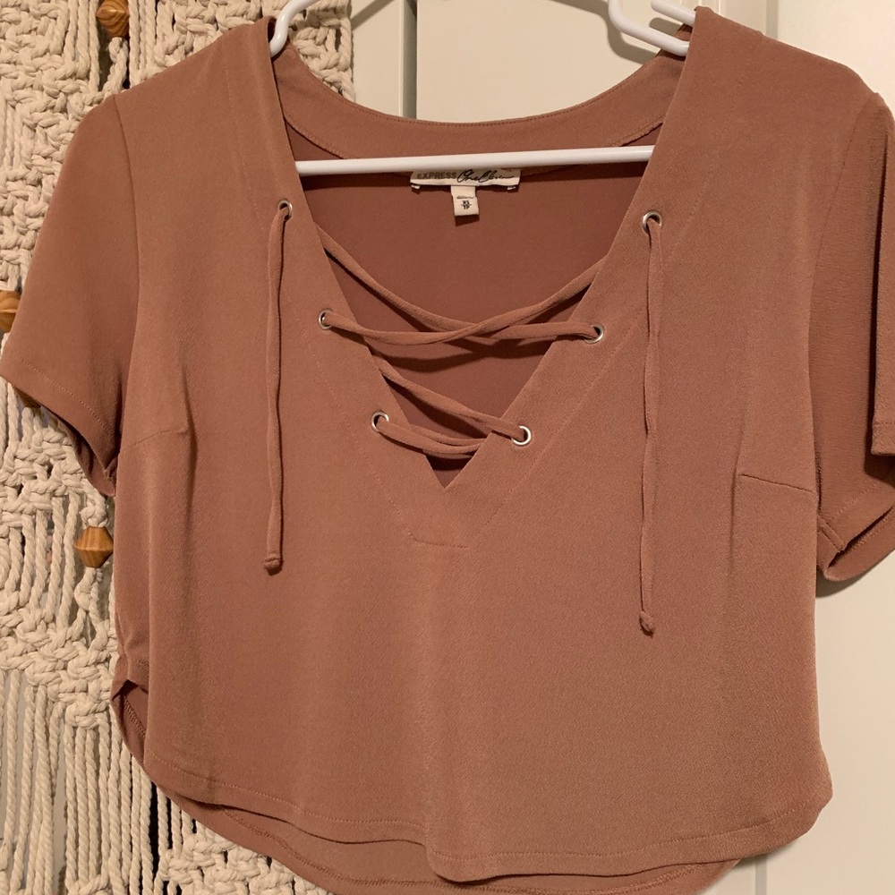 Tie up crop top